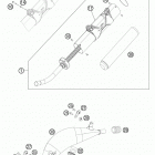 150 XC CHASSIS Глушитель