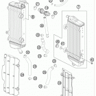 250 SXF ENGINE Система охлаждения