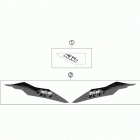 350 XCF CHASSIS Наклейки