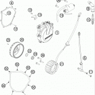 500 EXC ENGINE Система зажигания