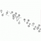 65 SX ENGINE Водяной насос