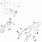 150 SX CHASSIS Обтекатель , крылья