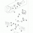 500 EXC CHASSIS Фара