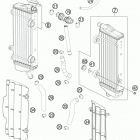 250 XCF ENGINE Система охлаждения