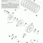 125 SX ENGINE Сцепление