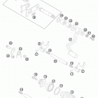 85 SX ENGINE Механизм переключения