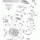 RC8R ENGINE Головка цилиндра задняя
