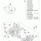350 SXF ENGINE Картер двигателя