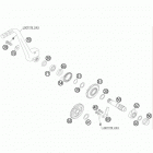 200 XCW ENGINE Кик стартер