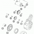 250 XCF ENGINE Электрический стартер