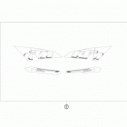 990 ADV BLUE CHASSIS Наклейки