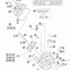 990 ADV ENGINE Головка цилиндра передняя