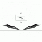 300 XC CHASSIS Наклейки