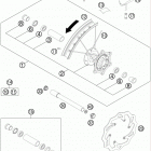 250 XC CHASSIS Переднее колесо