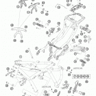 RC8R TRACK CHASSIS Рама