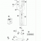 85 SX CHASSIS Тормозной цилиндр задний