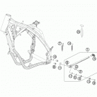 300 XCW CHASSIS Подножки