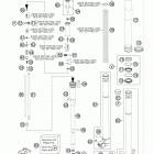 250 XC CHASSIS Передняя вилка