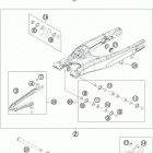 200 XCW CHASSIS Бугель
