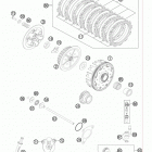 250 SXF ENGINE Сцепление
