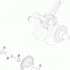 RC8R ENGINE Балансирный вал