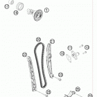 500 EXC ENGINE Газо-распределительный механизм