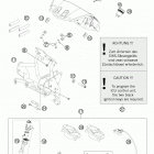 990 ADV WHITE CHASSIS Панель приборов