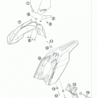 50 SX MINI CHASSIS Обтекатель, крылья