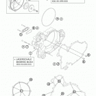 990 ADV ENGINE Кожух сцепления