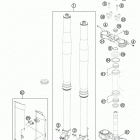 450 SXF CHASSIS Передняя вилка