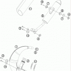 50 SX CHASSIS Глушитель