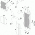 85 SX ENGINE Система охлаждения