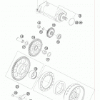 RC8R TRACK ENGINE Электрический стартер