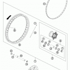 690 ENDURO CHASSIS Переднее колесо