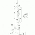 350 EXCF CHASSIS Тормозной цилиндр задний