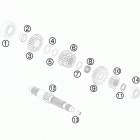 990 SMT ENGINE Трансмиссия-ведомый вал