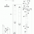 85 SX CHASSIS Передняя вилка