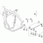 450 XCW CHASSIS Side- / center stand