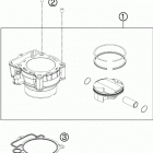 350 SXF ENGINE Цилиндр