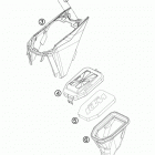 50 SX MINI CHASSIS Фильтр воздушный