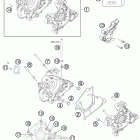 50 SX MINI ENGINE Картер двигателя