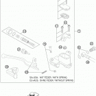 450 XCW CHASSIS Главный цилиндр тормозной