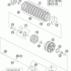 990 ADV ENGINE Сцепление