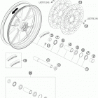 RC8R TRACK CHASSIS Переднее колесо