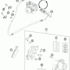 990 SMT CHASSIS Brake calpier rear