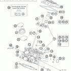 990 ADV ENGINE Головка цилиндра задняя