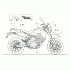 Dorsoduro 750 Наклейки и инструмент