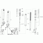 Dorsoduro 750 Передняя вилка