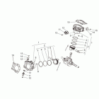 NA 850 Mana GT Блок цилиндров с поршнями