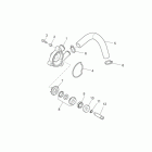 Scarabeo 125-200 Light Carb. Водяной насос